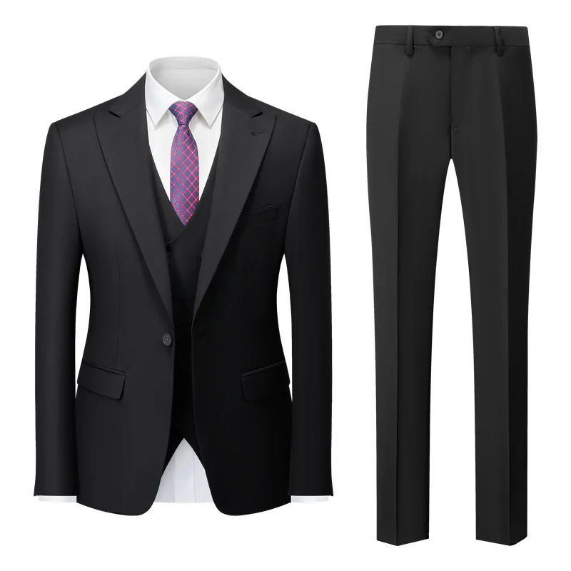 Men's Suit Coat Vest Pants 3 Pieces