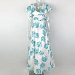 New Design Lady Clothing Evening Elegant Plus Size Women'S Dresses Women Print Big Swing Casual Dress